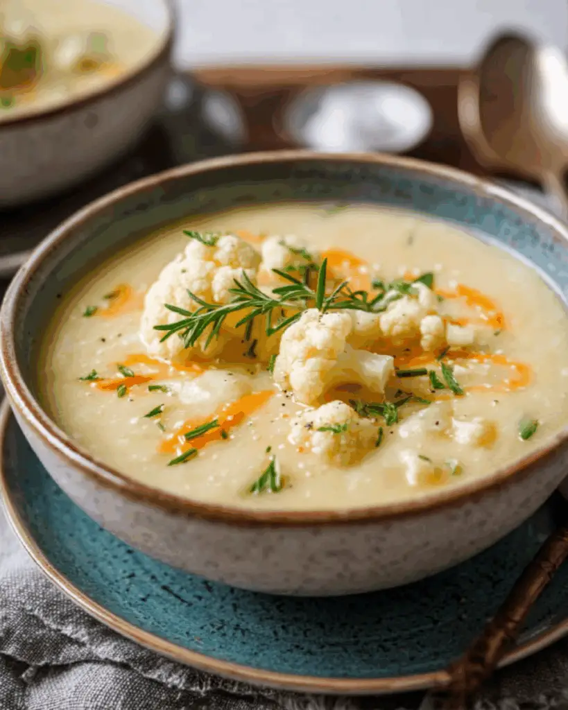 Cozy Creamy Cauliflower Soup – Healthy Comfort Food