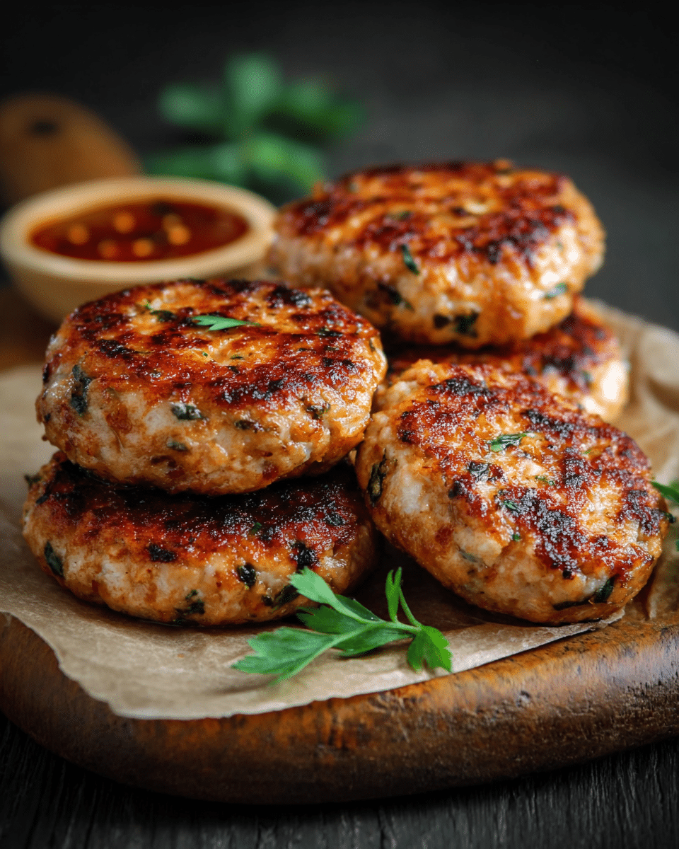 Crispy Outside, Juicy Inside Chicken Patties