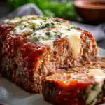 Stuffed Meatloaf with Mozzarella – Juicy, Cheesy & Delicious