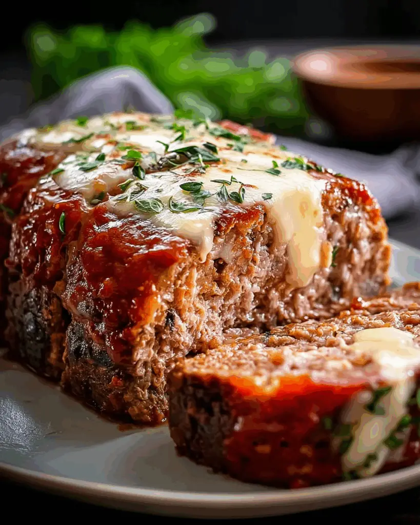Stuffed Meatloaf with Mozzarella – Juicy, Cheesy & Delicious