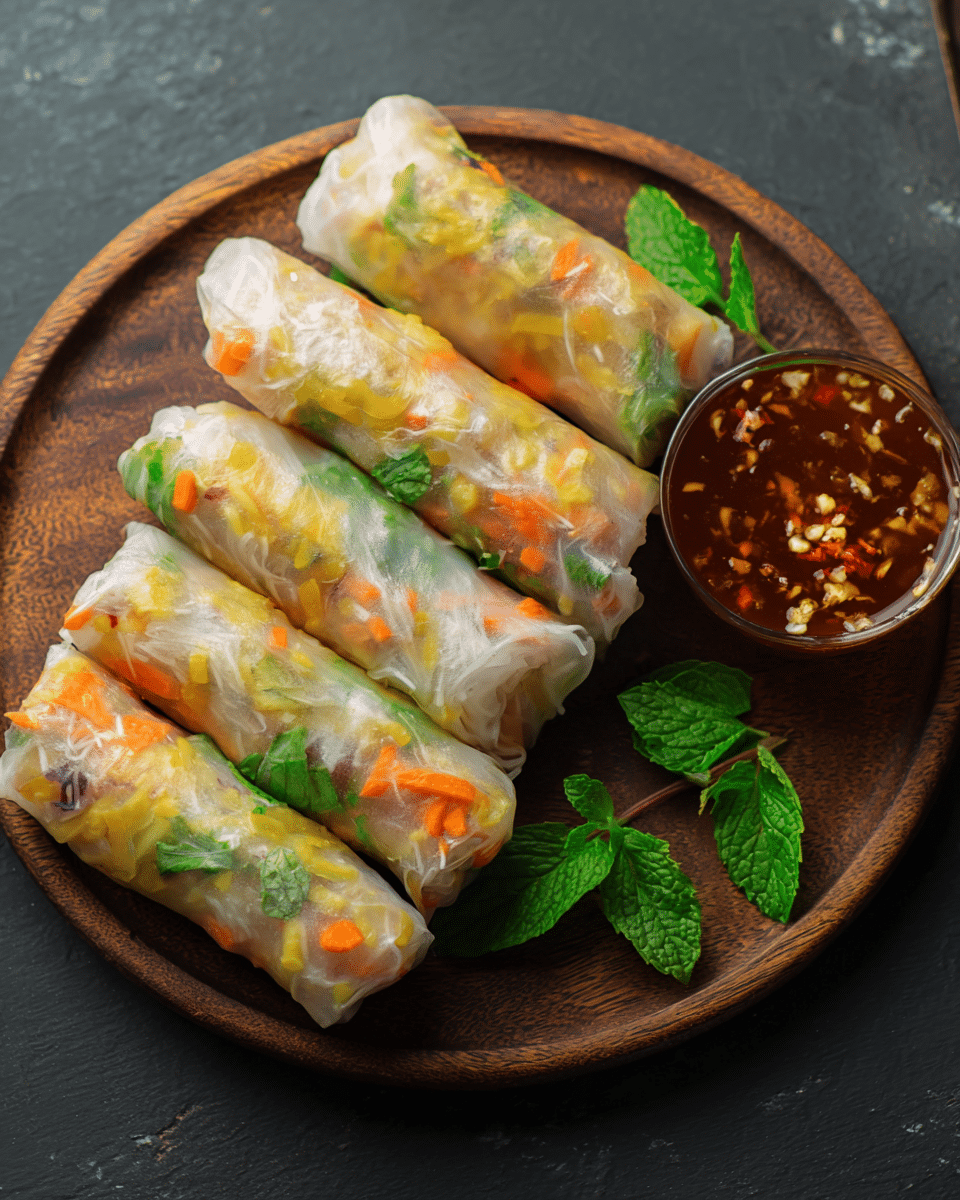 Vegetable Spring Rolls – Crisp & Fresh Veggie Fill
