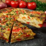 Healthy Vegetable & Cheese Frittata