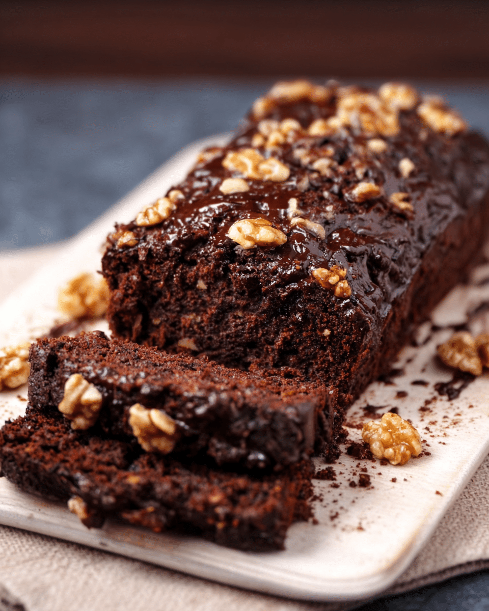 Banana Cocoa Oatmeal Cake