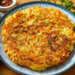 Crispy Carrot Potato Cheese Pancakes