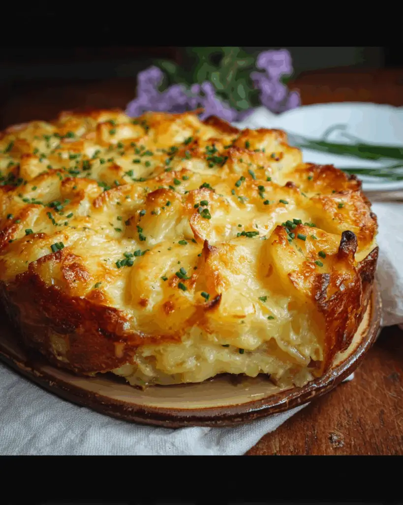 Vegetable-Packed Baked Potato with Scrambled Eggs and Cheese