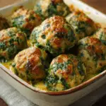 Spinach and Cheese Stuffed Meatballs – Easy Dinner