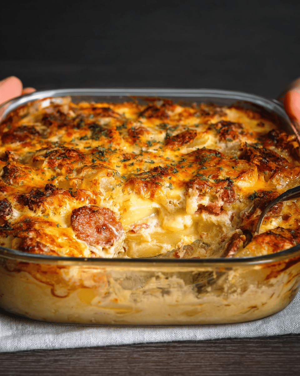 Hearty Sausage & Potato Bake