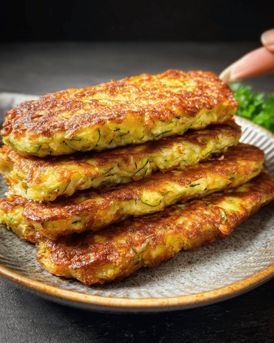 Crispy Zucchini and Cheese Fritters