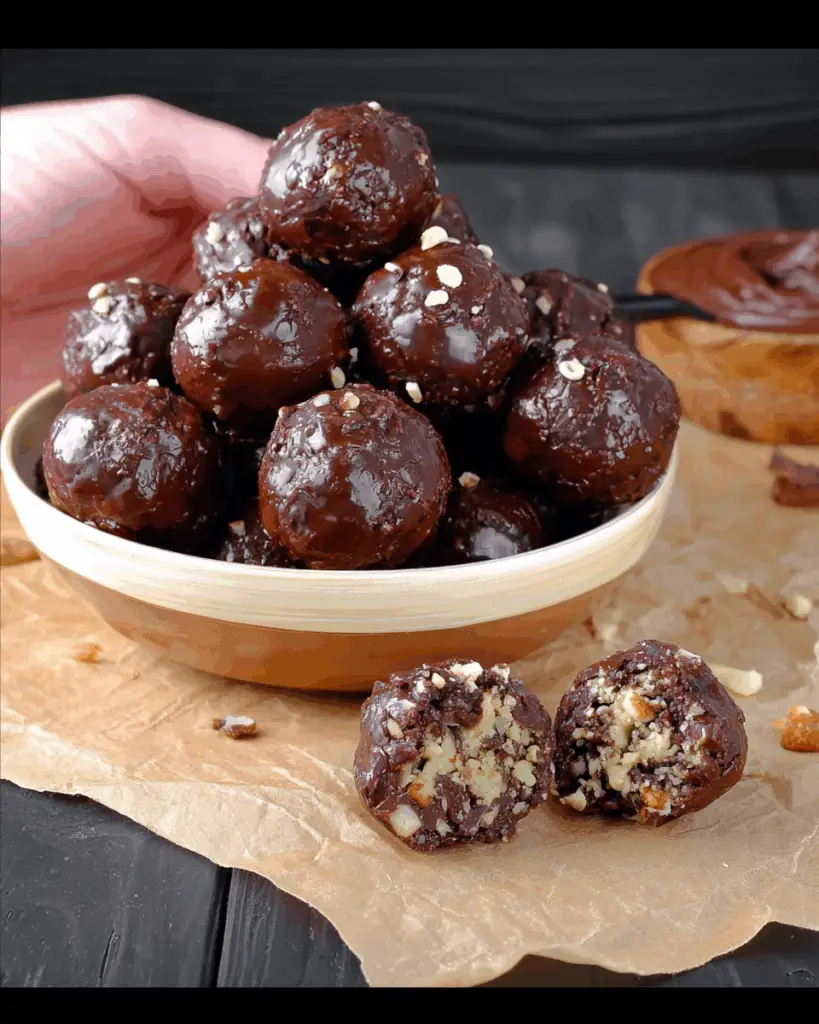 No-Bake Peanut Butter Chocolate Balls