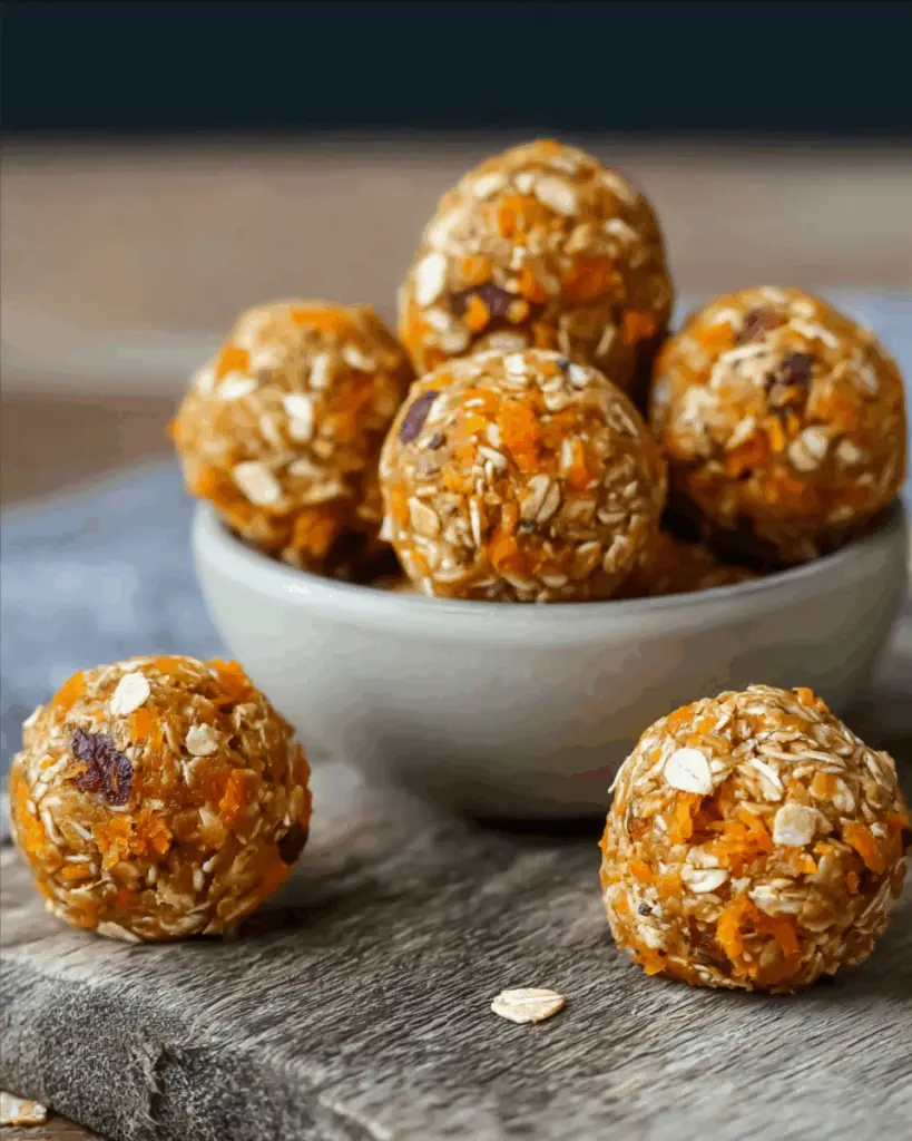 Healthy Carrot Cake Energy Bites – Quick No-Bake Treat