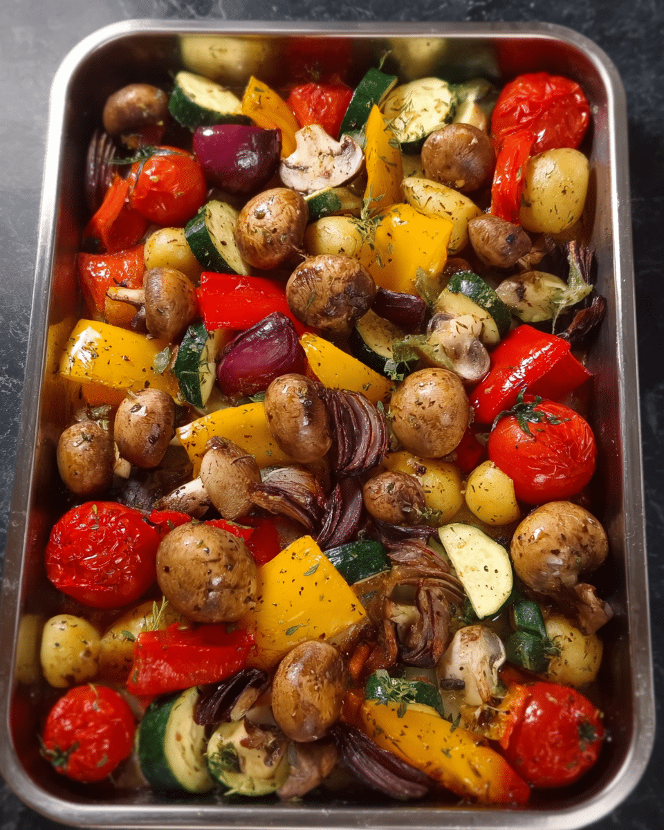 Balsamic Roasted Vegetables – Healthy & Flavorful!