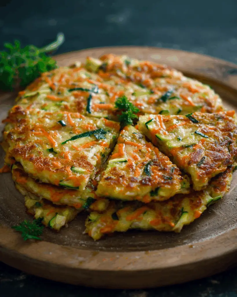 Quick & Crunchy Zucchini Carrot Fritters