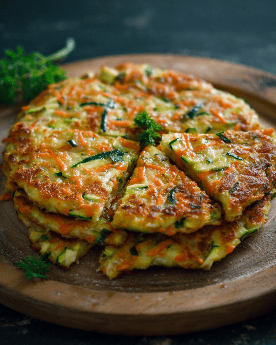 Quick & Crunchy Zucchini Carrot Fritters