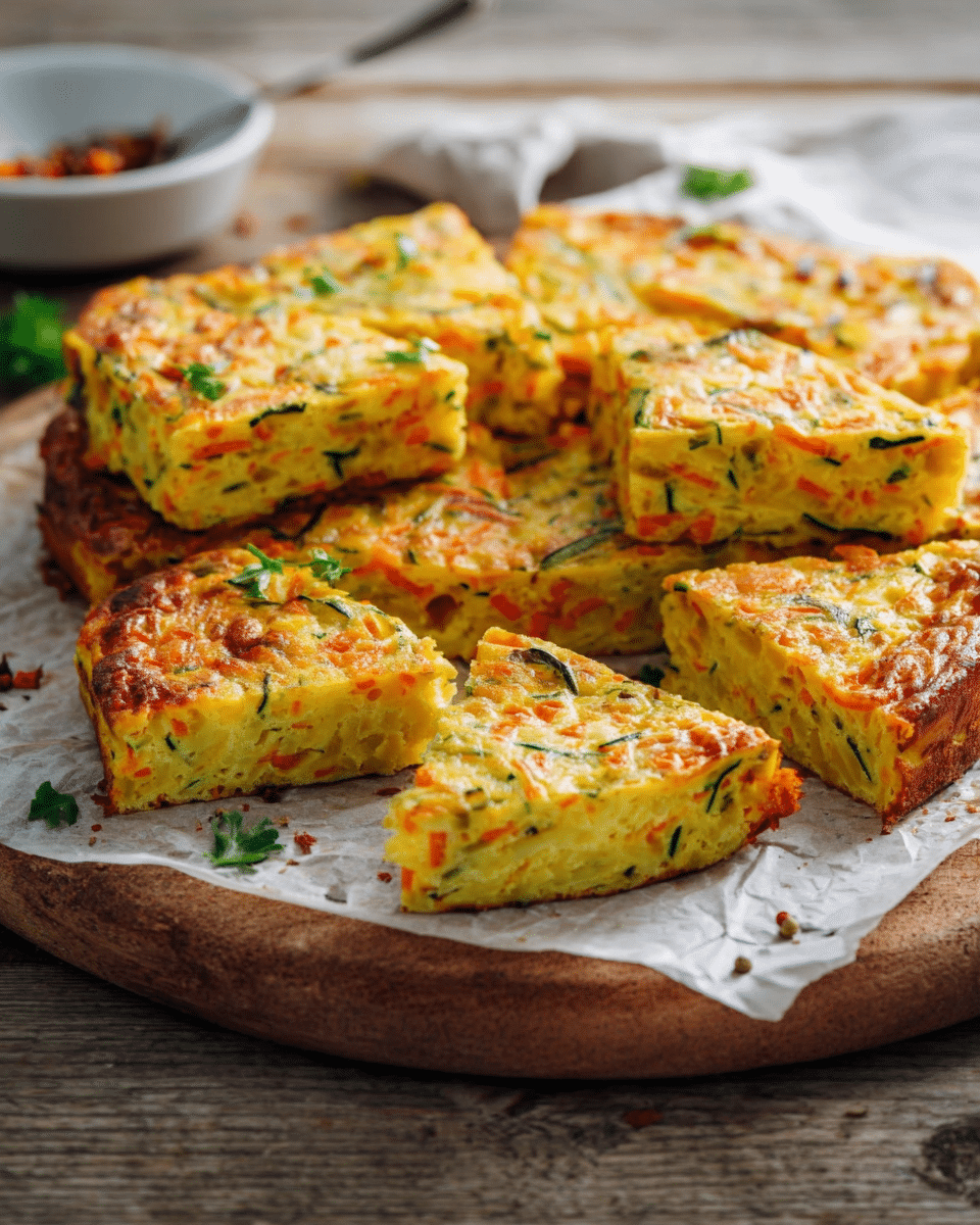 Zucchini, Potato, and Carrot Slice – Easy Veggie Bake