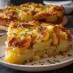 Hearty Potato and Egg Casserole with Cheese