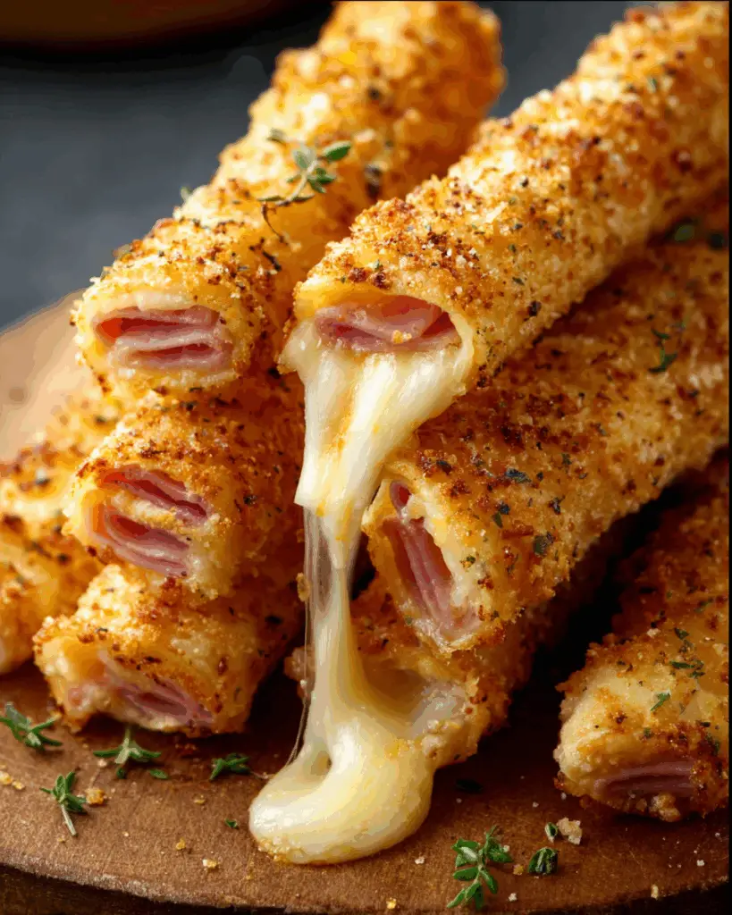 Cheesy Ham and Cheese Sticks – Party Favorite
