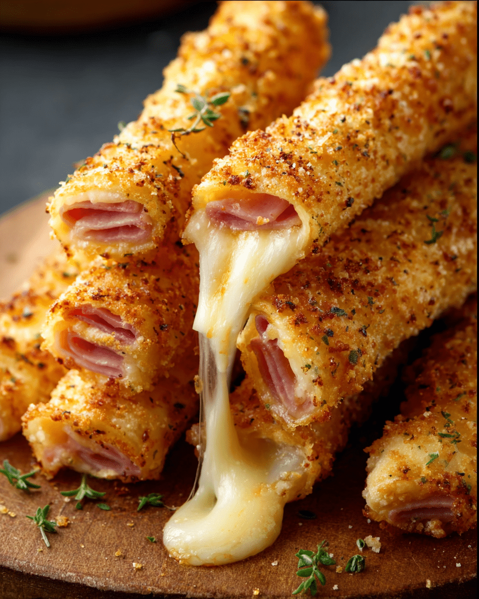 Cheesy Ham and Cheese Sticks – Party Favorite