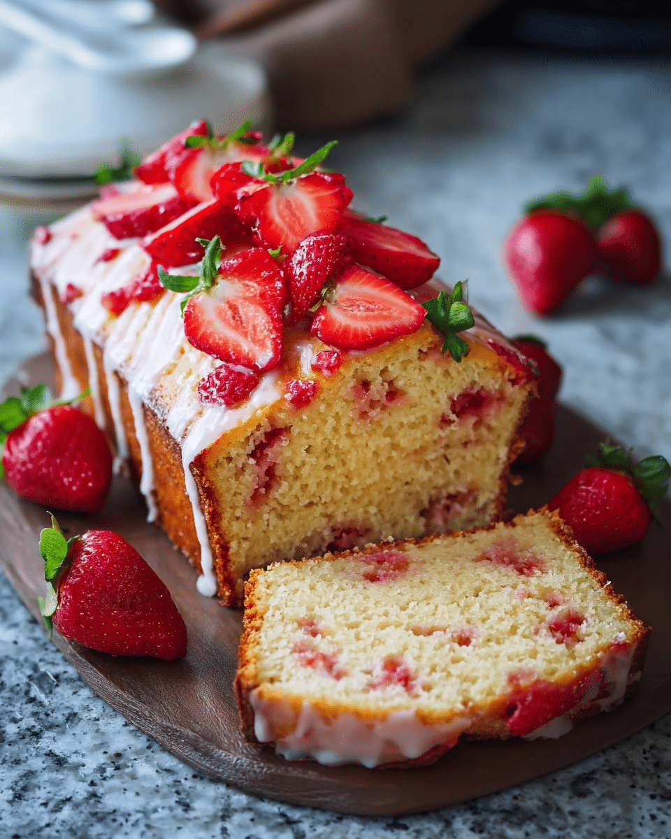 Fresh Strawberry Pound Cake – Simple, Flavorful & Delicious