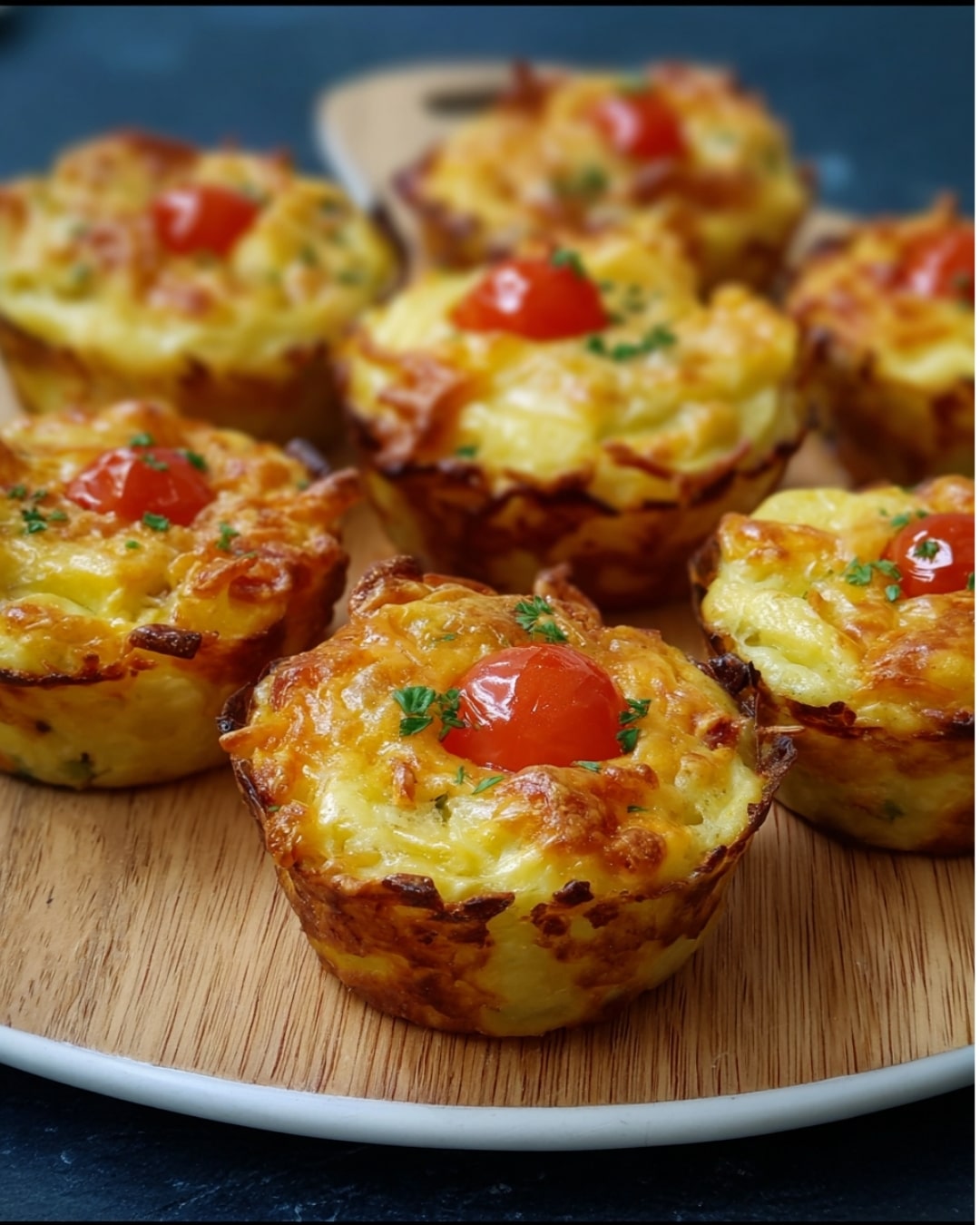 Cheesy Vegetable and Potato Muffins