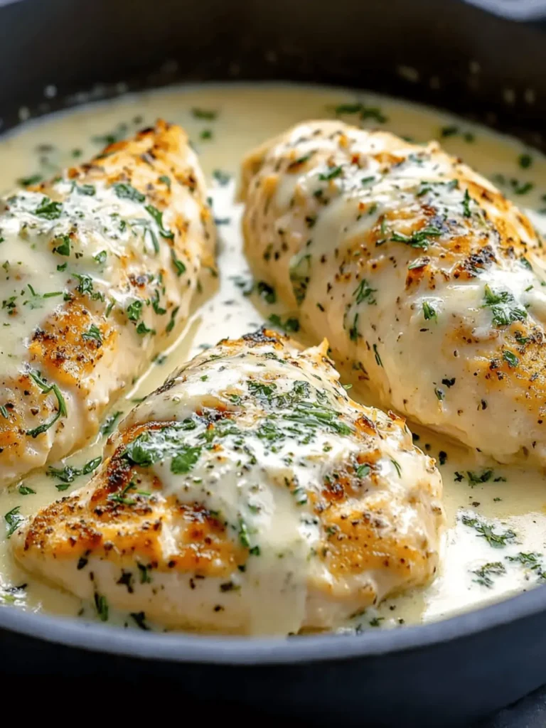 Creamy Garlic & Herb Chicken Bake