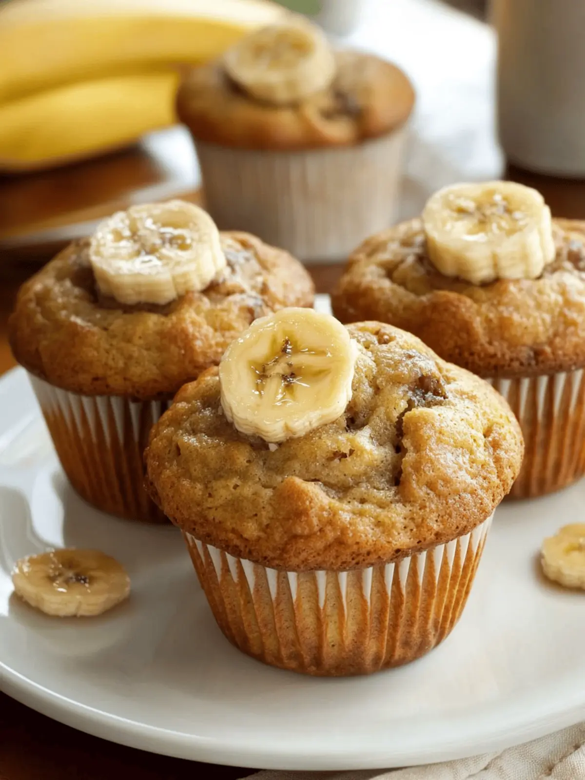moist banana muffins
