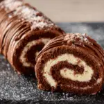 Chocolate Roll with Coconut Filling 2 Chocolate Roll with Coconut Filling