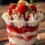 Strawberry Shortcake Cheesecake Cups