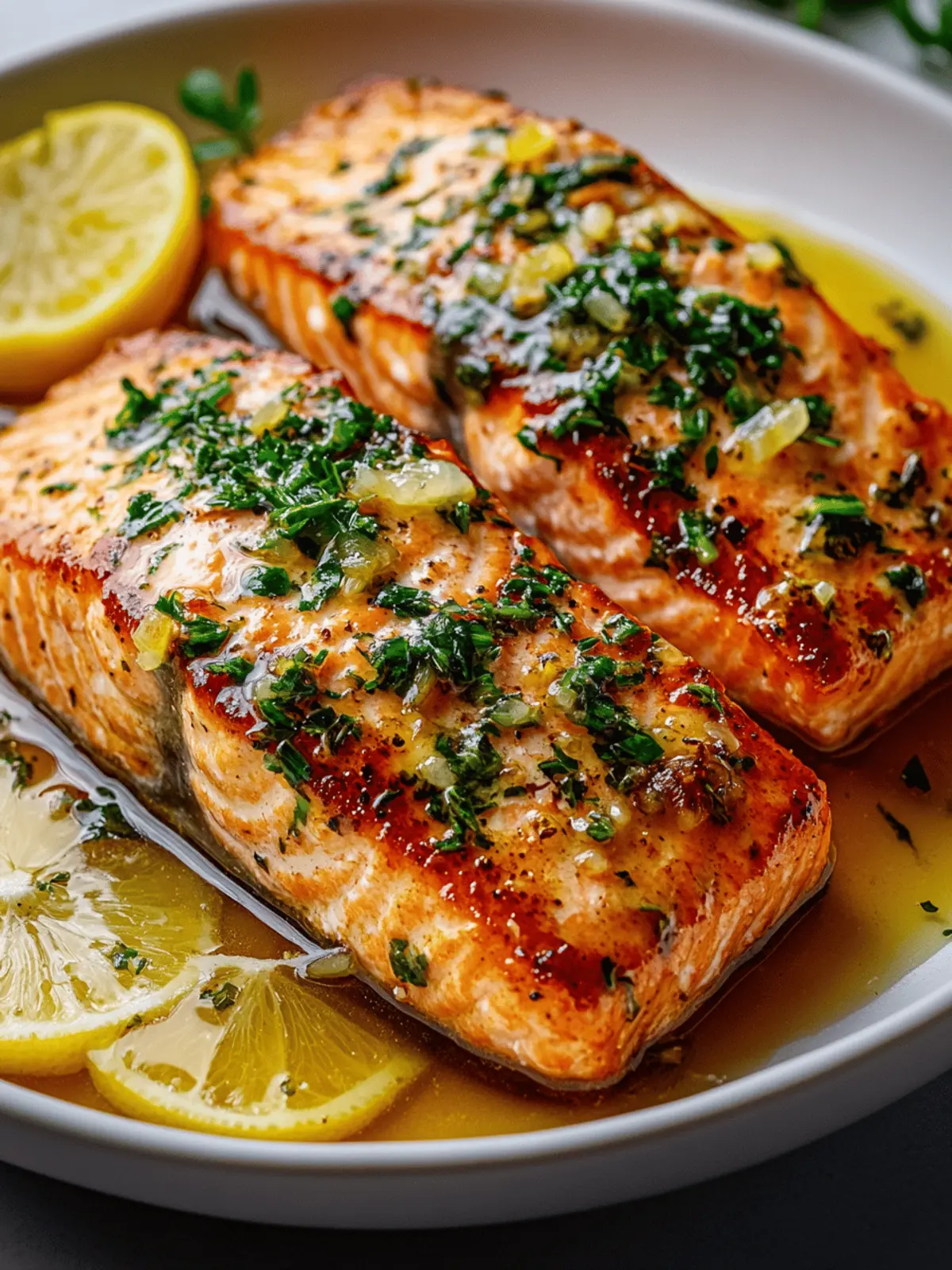 Honey Lemon Garlic Salmon