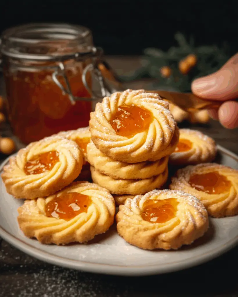 Homemade Linzer Cookies
