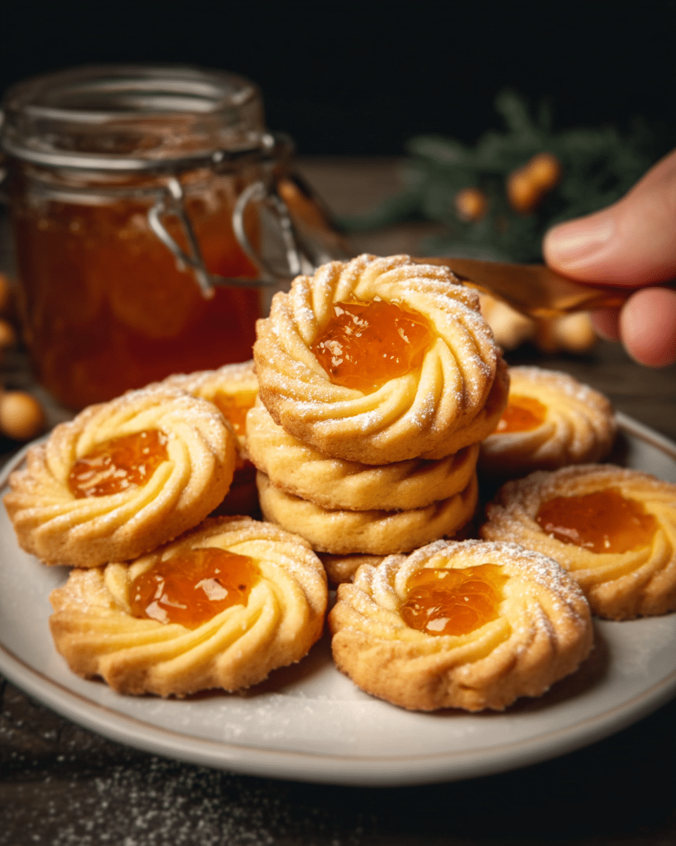 Homemade Linzer Cookies