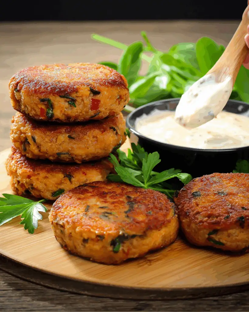 Golden Tuna and Potato Patties – Healthy Protein Snack