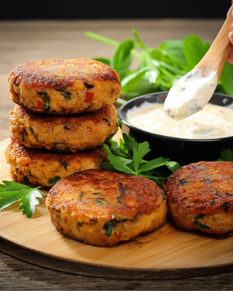 Golden Tuna and Potato Patties – Healthy Protein Snack