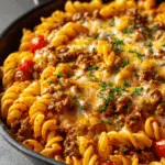 Cheesy Sloppy Cheeseburger Pasta 2 Cheesy Sloppy Cheeseburger Pasta