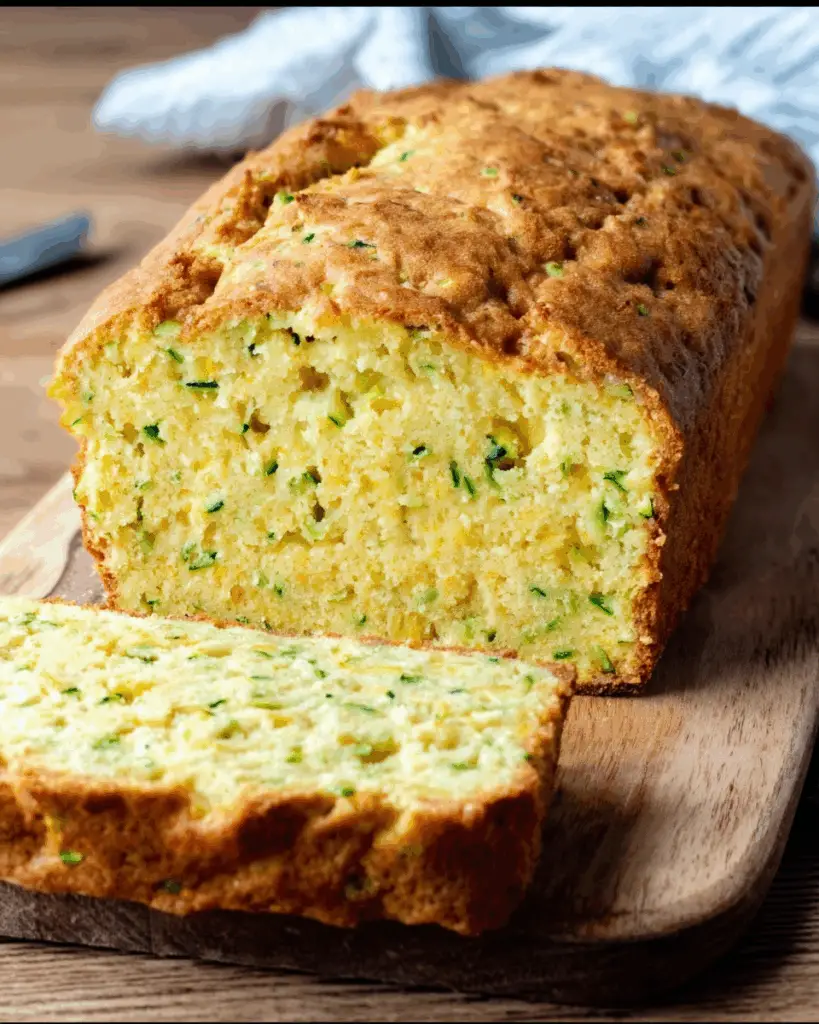 One-Bowl Cheddar Zucchini Bread with Herbs