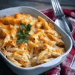Buffalo Chicken Baked Ziti
