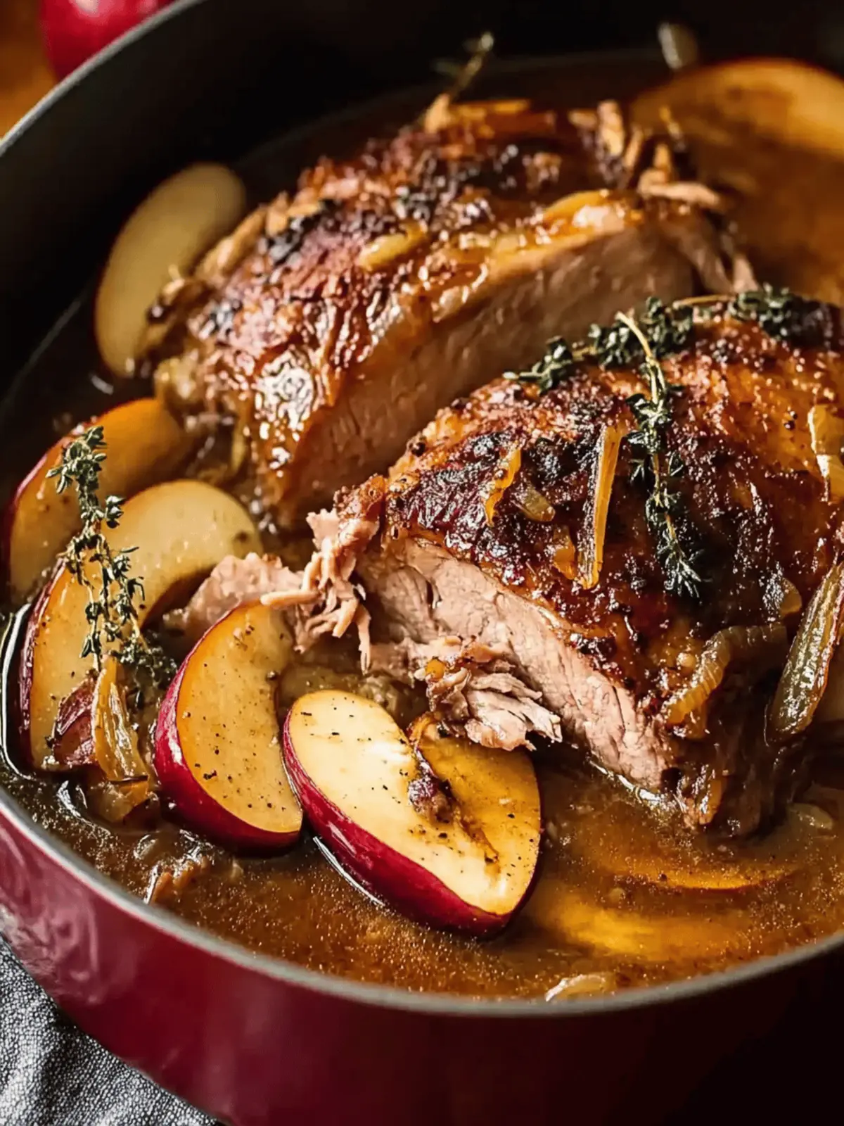 Tasty Apple Cider Braised Pork Shoulder