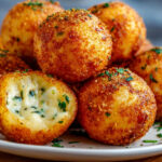 CRISPY POTATO CHEESE BALLS