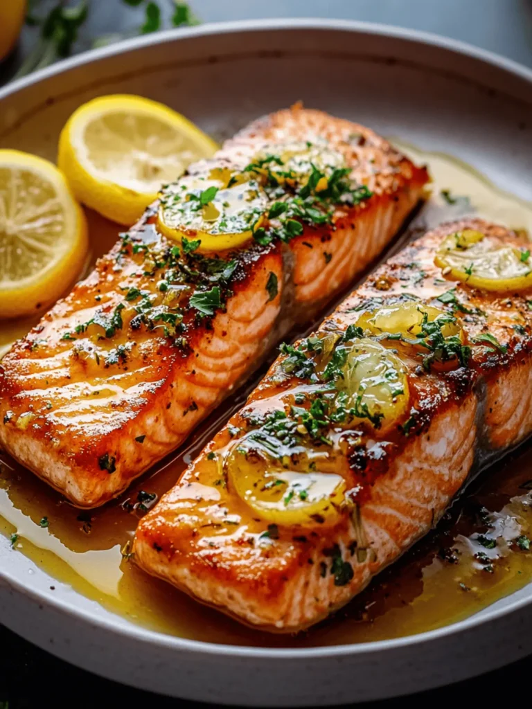 Honey Lemon Garlic Salmon