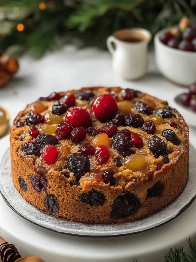 Old-Fashioned German Fruit Cake